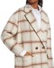 Ena Pelly Women's Plaid Wool-Blend Oversized Double-Breasted Coat - 6