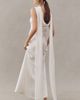 Enaura Chiffon Pearl-Trim Scarf - 3