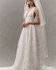 Enaura Tiered Chapel Lace Cathedral Veil - 1