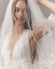 Enaura Tiered Chapel Lace Cathedral Veil - 4
