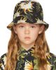 Endless Joy Endless Joy SSENSE Exclusive Kids Black Epiphyllum Bucket Hat - 1