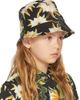 Endless Joy Endless Joy SSENSE Exclusive Kids Black Epiphyllum Bucket Hat - 2