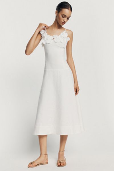 Endless Rose 3D Floral Midi Dress