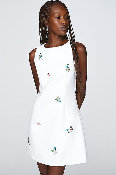 Endless Rose Bejeweled A-Line Mini Dress