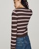 Endless Rose Crew-Neck Stripe Cardigan - 4