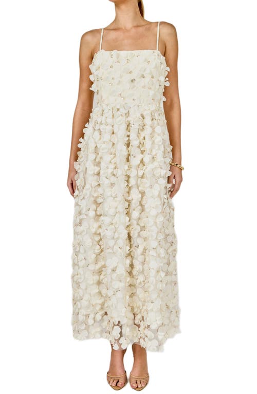 Endless Rose Endless Rose 3-D Sequin Floral Maxi Dress