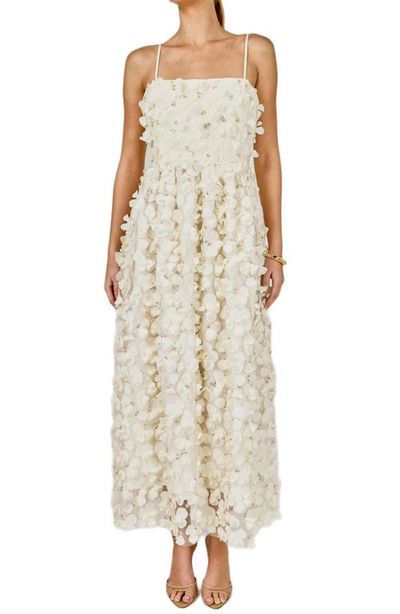 Endless Rose Endless Rose 3-D Sequin Floral Maxi Dress