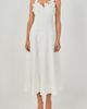 Endless Rose Endless Rose 3D Floral Detail Linen Midi Dress - 1