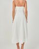 Endless Rose Endless Rose 3D Floral Detail Linen Midi Dress - 2