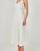 Endless Rose Endless Rose 3D Floral Detail Linen Midi Dress - 3