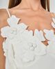 Endless Rose Endless Rose 3D Floral Detail Linen Midi Dress - 4