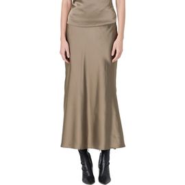Endless Rose Endless Rose Bias Cut Satin Maxi Skirt