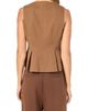 Endless Rose Endless Rose Button Detail Sleeveless Peplum Top - 2