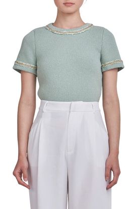 Endless Rose Endless Rose Chain Accent Knit Top