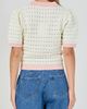 Endless Rose Endless Rose Colorblock Pointelle Polo Sweater - 2