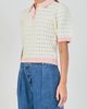 Endless Rose Endless Rose Colorblock Pointelle Polo Sweater - 3