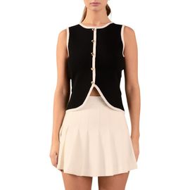 Endless Rose Endless Rose Contrast Knit Vest