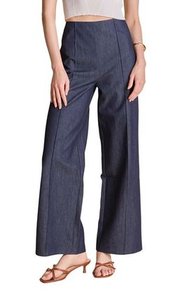 Endless Rose Endless Rose Creased Wide Leg Denim Pants