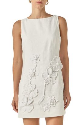 Endless Rose Endless Rose Crochet Flower Linen Minidress