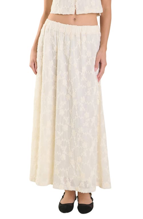 Endless Rose Endless Rose Floral Embroidered Maxi Skirt