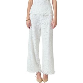 Endless Rose Endless Rose Floral Lace Wide Leg Pants