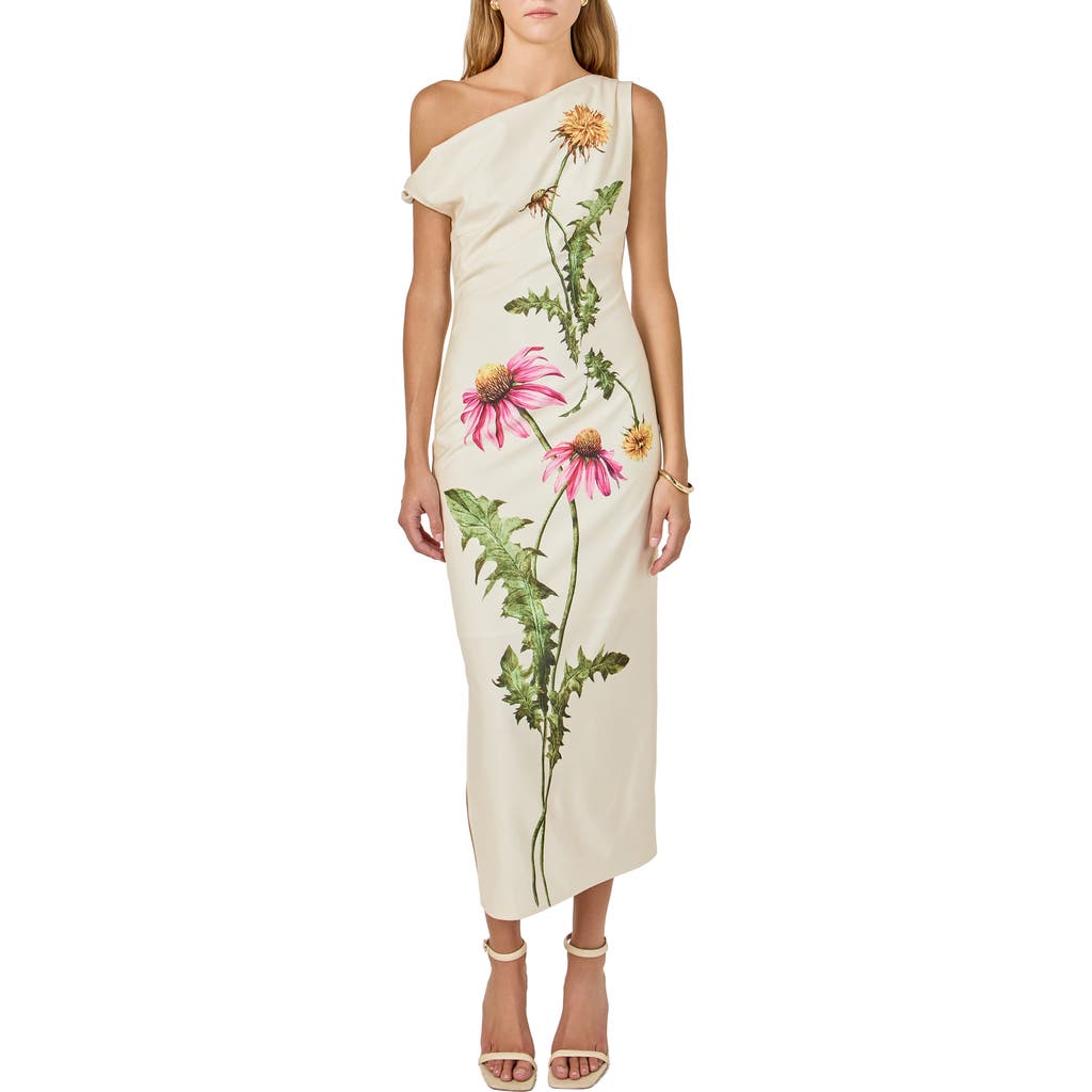 Endless Rose Endless Rose Floral Print Asymmetric Sleeveless Dress