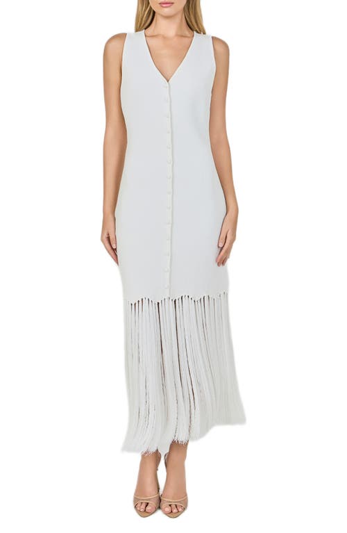 Endless Rose Endless Rose Fringe Knit Midi Dress