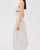 endless rose endless rose Halter Neck Polka-Dot Maxi Dress Off White - 4