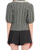 Endless Rose Endless Rose Imitation Pearl Trim Sweater - 2