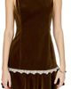 Endless Rose Endless Rose Jewel Trim Sleeveless Velvet Minidress - 4