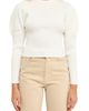 Endless Rose Endless Rose Leg of Mutton Sleeve Rib Sweater - 1
