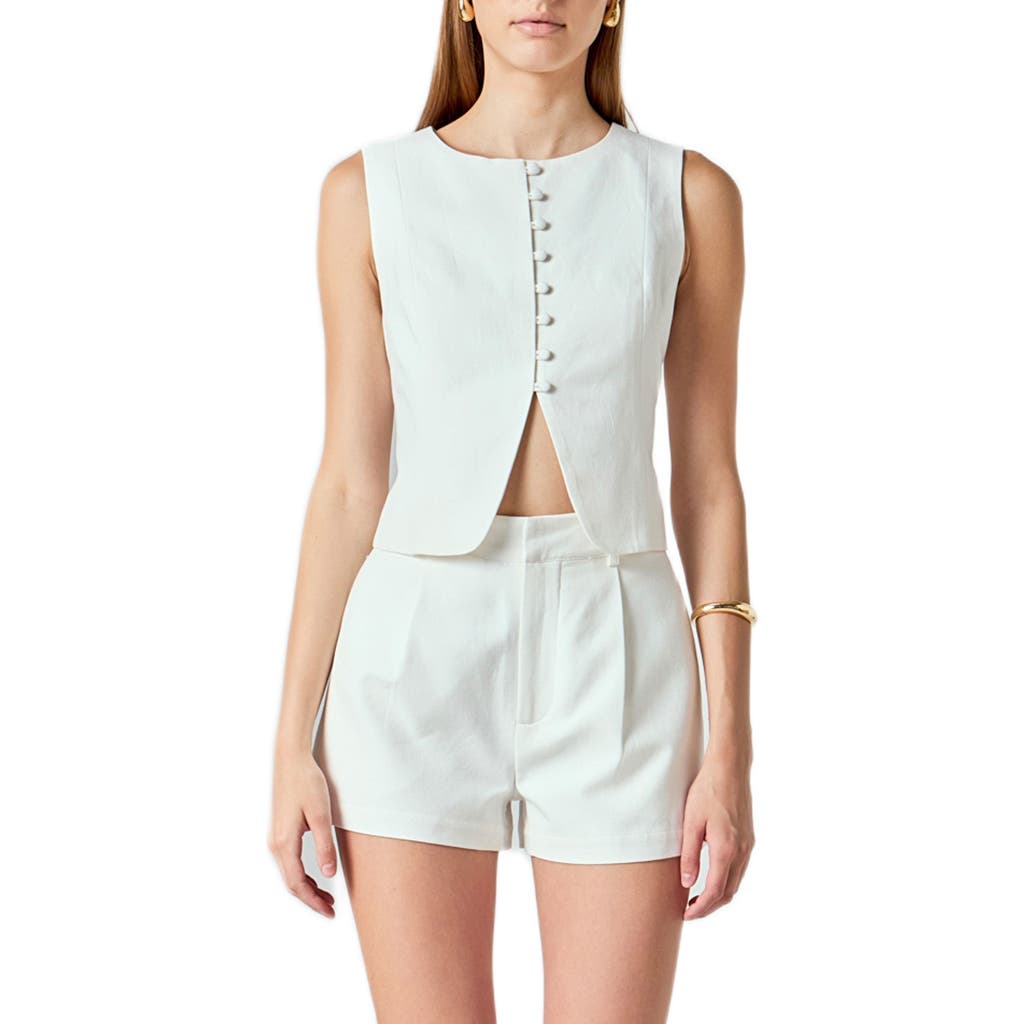 Endless Rose Endless Rose Linen & Cotton Vest