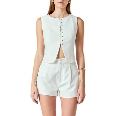 Endless Rose Endless Rose Linen & Cotton Vest