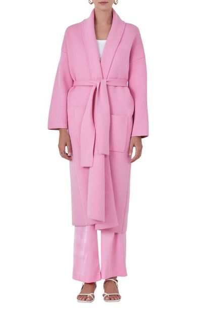 Endless Rose Endless Rose Longline Tie Belt Cardigan