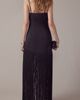 Endless Rose Endless Rose One-Shoulder Fringe Satin Maxi Dress - 2