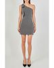 Endless Rose Endless Rose One Shoulder Bow Minidress - 1
