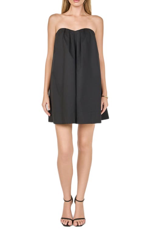 Endless Rose Endless Rose Pintuck Pleat Strapless Minidress