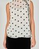 Endless Rose Endless Rose Polka Dot Bow Neck Sleeveless Top - 1