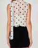 Endless Rose Endless Rose Polka Dot Bow Neck Sleeveless Top - 3