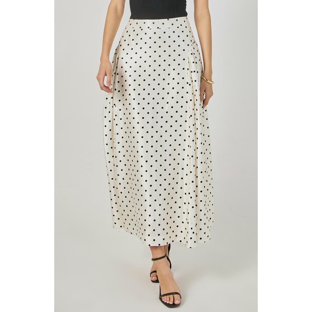 Endless Rose Endless Rose Polka Dot Maxi Skirt