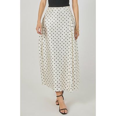 Endless Rose Endless Rose Polka Dot Maxi Skirt