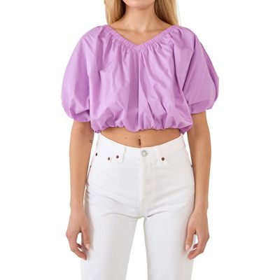 Endless Rose Endless Rose Puff Crop Blouse