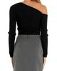 Endless Rose Endless Rose Ribbed One-Shoulder Sweater - 2