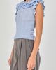 Endless Rose Endless Rose Ruffle Trim Pleated Knit Top - 3
