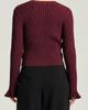 Endless Rose Endless Rose Ruffle Trim Rib Cardigan - 2