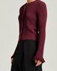Endless Rose Endless Rose Ruffle Trim Rib Cardigan - 3