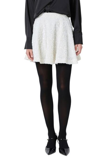 Endless Rose Endless Rose Sequin Flare Miniskirt