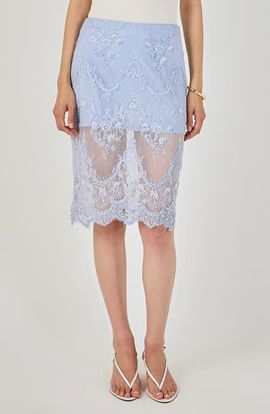 Endless Rose Endless Rose Sequin Lace Midi Skirt