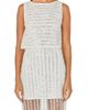 Endless Rose Endless Rose Sequin Stripe Sleeveless Mesh Top - 1
