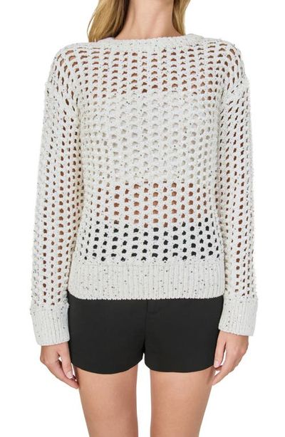 Endless Rose Endless Rose Sequins Open Stitch Sweater